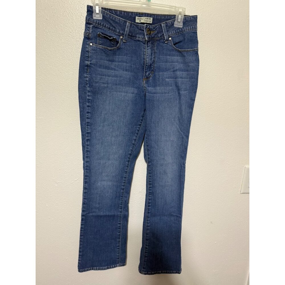 Lee Jeans Bootcut No Gap Waist Blue Womans 6